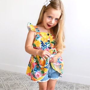 Spring Sale! NWT GIGI AND MAX Lillyana Lemon Lakehouse Two-Piece Set